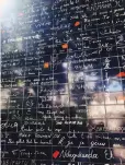  ?? (Ben G. Frank) ?? A PHOTO DEPICTS the ‘I Love You Wall,’ in Montmartre, Paris.