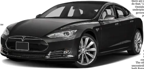  ??  ?? The Tesla Model S is one of the bestsellin­g high-end electric cars on the market