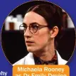  ??  ?? Michaela Rooney as Dr Emily Devine