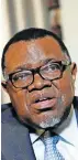  ??  ?? Namibian President Hage Geingob