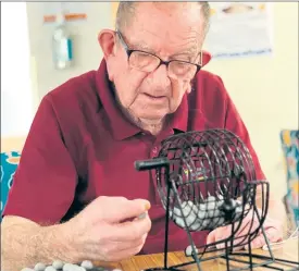  ?? ?? GIVING BACK: Former truck driver Laurie Carruthers has volunteere­d within his community for a decade, since returning to Stawell as a retiree.