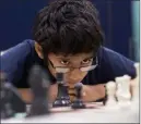  ?? Elizabeth Brumley ?? The Las Vegas Review-journal Amudan Mangudi, 9, competes Sunday at the Las Vegas Internatio­nal Chess Festival at the Westgate.