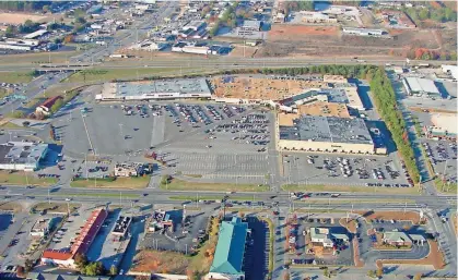  ?? PROVIDED BY STAN PATE ?? McFarland Mall aerial.