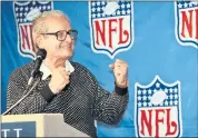  ?? TIM BOYLE — AP ARCHIVES ?? Alex Spanos bought controllin­g interest of the Chargers in 1984 and his family still owns the now-L.A.-based team.