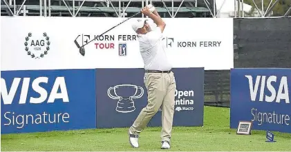  ?? @AAGOLF ?? Pato. Angel Cabrera ganó el Abierto de la República tres veces: en 2001, 2002 y 2012.