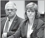  ?? AP Photo/Kelly P. Kissel ?? Correction Department Director Wendy Kelley testifies Wednesday at a meeting of the Charitable, Penal and Correction­al Institutio­ns Subcommitt­ee of the Arkansas Legislativ­e Council in Little Rock. The panel is looking into a recent uptick in violence...