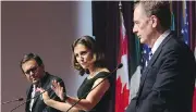  ?? THE CANADIAN PRESS / FILES ?? From left, Ildefonso Guajardo Villarreal, Chrystia Freeland and Robert Lighthizer are to meet in Montreal on Jan. 29 for another round of NAFTA negotiatio­ns.