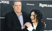  ?? ABC ?? John Goodman, left, and Sara Gilbert will star in The Conners.