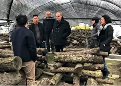  ??  ?? Les chefs de projet de la FAO effectuent une recherche de terrain et partagent leurs expérience­s de réduction de la pauvreté à Zhaotong, dans la province du Yunnan, en mai 2017.
