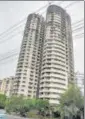  ??  ?? A view of 40-storey twin towers built by a real estate company Supertech in Noida.