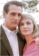  ??  ?? With wife Joanne Woodward