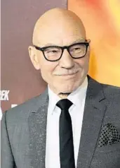  ?? WILLY SANJUAN/INVISION ?? Patrick Stewart is working on a memoir while waiting for filming on “Star Trek: Picard” to resume.