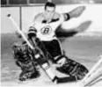  ?? GLOBE FILE PHOTO ?? Eddie Johnston made his Bruins debut in 1962-63.