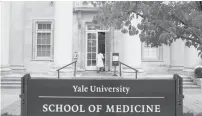 ?? THE NEW YORK TIMES ?? Authoritie­s said an executive at Yale University’s medical school admitted to purchasing as much as $30 million in computer hardware through school accounts and reselling it for profit.
