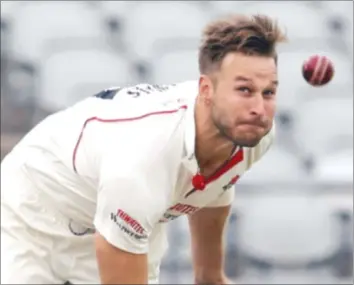  ??  ?? HOME SWEET HOME . . . Zimbabwean paceman Kyle Jarvis has decided to leave his English county side, Lancashire, and return home for another dance with internatio­nal cricket