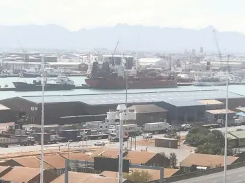  ?? | African News Agency (ANA) ?? THE repair ship meant to fix damaged undersea cables left Cape Town yesterday after strong winds delayed its departure.