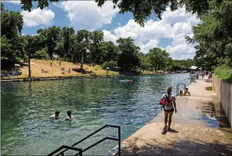  ?? AMERICAN-STATESMAN 2016 ?? Barton Springs Pool is iconic and a great way to cool off during a hot Central Texas summer.