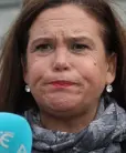  ??  ?? MANNERS: Mary Lou McDonald