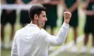  ??  ?? World no 1 Novak Djokovic said his opposition to vaccinatio­ns could prevent him from returning to tennis. Photograph: Simon M Bruty/Getty Images