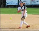  ?? AUSTIN HERTZOG - DFM ?? Spring-Ford pitcher Sam Lindsay delivers to the plate against Methacton in the PAC semifinals Tuesday at Spring-Ford.