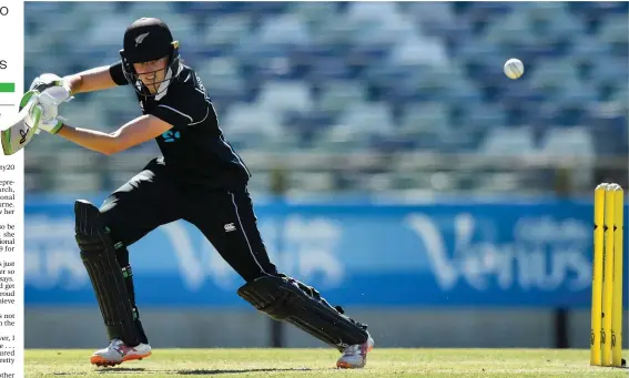  ?? Photo / Photosport ?? Amy Satterthwa­ite is New Zealand’s third-highest run-scorer in one-day and Twenty20 internatio­nals.
Cricket gets green light
Lions see off Steamers