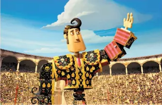  ?? Twentieth Century Fox ?? The character Manolo, voiced by Diego Luna, in a scene from “The Book of Life.”