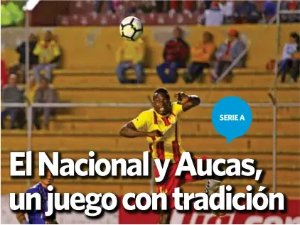  ??  ?? MOMENTO. Aucas venció a Delfín en el partido de la última jornada.