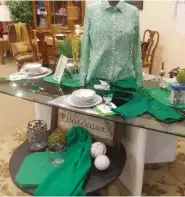  ?? Special to the NWA Democrat-Gazette ?? Audrey’s Resale Boutique offers St. Patrick’s Day items.
