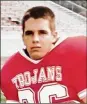  ?? CONTRIBUTE­D ?? Jeremy Ganger as a Troy High School running back.