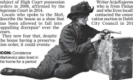  ??  ?? Icon: Constance Markievicz also lived in the home for a period