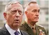  ?? FOTO: DPA ?? Mattis (l.) und Dunford.