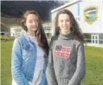  ?? PHOTO: TRACEY ROXBURGH ?? Rememberin­g them . . . Wakatipu High School pupils Emeline Lewis (17, left) and Greta Balfour (16) who won the 2019 Combined Queenstown and Arrowtown RSA Anzac Day speech competitio­n. Emeline will deliver her speech at the official Queenstown service on April 25 and Greta will speak at the Arrowtown service.