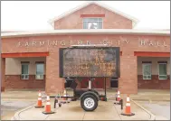  ?? LYNN KUTTER ENTERPRISE-LEADER ?? Farmington, Prairie Grove and Lincoln have closed their City Hall and water department offices as a precaution to protect their employees and the public because of the covid-19 outbreak. Employees will still be working and will be available through email and phone call.