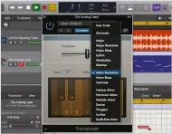 ??  ?? Logic Pro’s Transposer MIDI plug-in makes it easier to create music if you aren’t musically-minded…