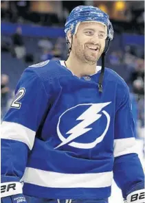  ?? CHRIS O’MEARA/AP ?? Tampa Bay Lightning defenseman Kevin Shattenkir­k has played a key role for the team during the playoffs.