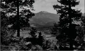  ?? Photograph: AP ?? Squaw Mountain in Colorado, pictured here in 1927. A state panel has recommende­d it be renamed Mestaa’ėhehe Mountain.