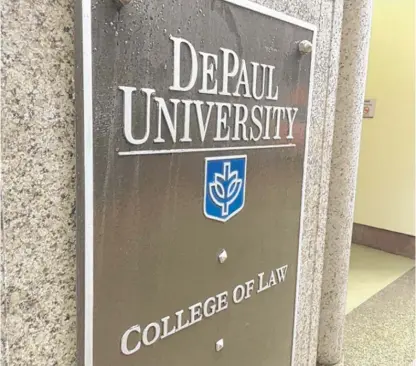  ?? SUN- TIMES FILE PHOTO ?? A DePaul Law School professor whose class was canceled shortly after he used the N- word in a class discussion about a legal concept said he plans to file a breach of academic freedom grievance.