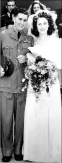  ??  ?? Jack and Eileen Blundell married in Canada in 1943