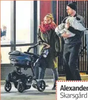  ?? ?? Alexander
Actor Alexander Skarsgård, 46, confirmed recently that he welcomed his first child with girlfriend Tuva Novotny. “Thank you very much,” Skarsgard said while responding to a congratula­tory message by Entertainm­ent Tonight. In November last year, Skarsgard and Novotny were spotted with their baby. He even showed a plushie he received at the premiere of Succession season four.