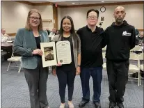  ?? SUBMITTED PHOTO ?? The family of the late Mary Buddle-McKinley received a Commonweal­th Of Pennsylvan­ia House of Representa­tives Condolence Resolution this month from State Rep,
Leanne Krueger. D-165 of Soringfiel­d, Buddle-McKinley, who passed away on March 11, was employed as the Brookhaven Borough Secretary for thirty years. The resolution states, “Mary was a dedicated worker who gave her heart to her family and the Brookhaven community. She was loved by many and will be missed by all.”