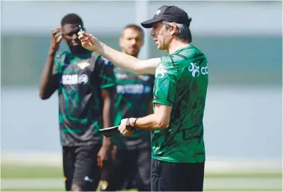  ?? ?? Paulo Alves começou ontem a trabalhar com o plantel do Moreirense