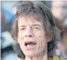  ??  ?? ■ Mick Jagger is already a great-grandfathe­r.