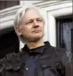  ?? Frank Augstein/AP ?? Julian Assange in 2017