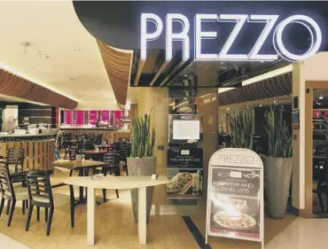  ?? PICTURE: REX ?? Prezzo has been badly affected by the fall of the pound