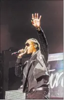  ??  ?? Future performs with a tuneful energy in a sing-songy drone that congeals into a pulse-slowing menace.