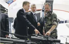  ?? EPA ?? Rifles made by KBP in Russia, where manufactur­ing has fallen