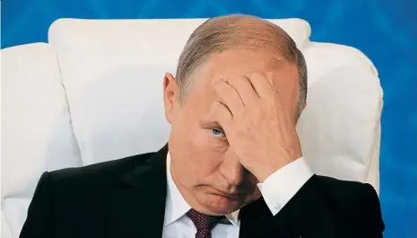  ?? Foto: Getty Images ?? Podpora Vladimira Putina klesá. Může za to i penzijní reforma, která vyvolala velké protivládn­í demonstrac­e.