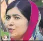  ?? AFP ?? Malala Yousafzai