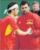  ?? FOTO: EFE ?? Ramos y Bruguera, en la Copa Davis