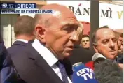  ?? (Doc BFMTV) ?? Gérard Collomb a promis, hier, davantage de forces de l’ordre pour les prochaines manifestat­ions.